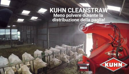 Figan 2019 premia el sistema Cleanstraw de Kuhn que reduce el polvo en el ambiente tras el empajado