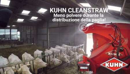 Figan 2019 premia el sistema Cleanstraw de Kuhn que reduce el polvo en el ambiente tras el empajado