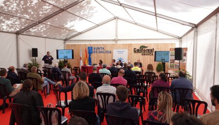 La feria forestal Galiforest Abanca analiza en su primer día los productos no maderables, los servicios ecosistémicos del monte y la planta de pino mejorada