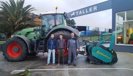 Maquinaria LISTE Entrega de la trituradora PICURSA modelo Fighter 2200 a AGROFORESTAL PASCUAL de Bama - Touro (La Coruña)