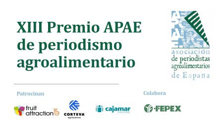 Emilio Fernández e Ibernalo Mendivi, Luis María Henares, Chus García y José Antonio González, ganadores de los XIII Premios de Periodismo Agroalimentario de APAE