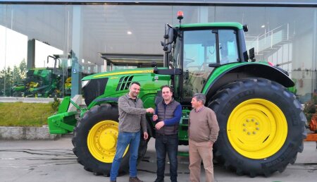 Agrícola Noroeste Entrega john Deere  6175M a MANTEIGA GARCIA
