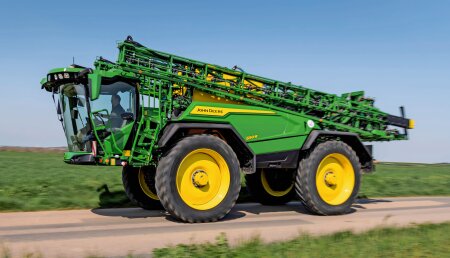 Presentación del nuevo pulverizador autopropulsado 500R de John Deere