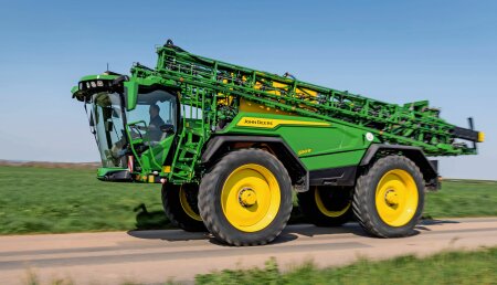 Presentación del nuevo pulverizador autopropulsado 500R de John Deere
