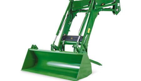 John Deere presenta las nuevas palas 665R y 685R para tractores 6R