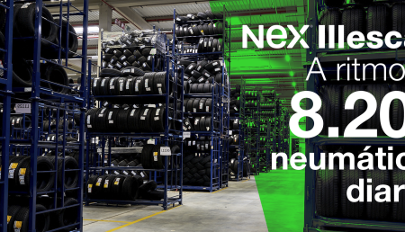 Nex illescas aniversario con 8200 neumáticos diarios