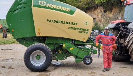 Millares Torron Entrega a VALDORRAMA SAT de O Saviñao,  KRONE COMPRIMA XC