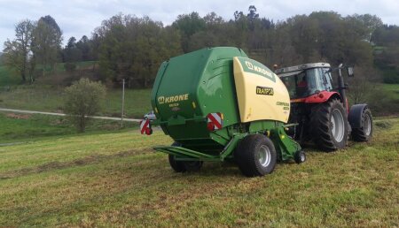 Maxideza entrega a Trayfor de Lalin, Pontevedra, Krone Comprima v150xc