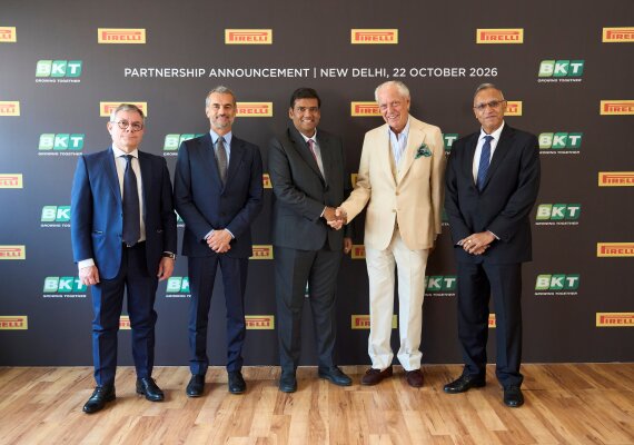 Pirelli y BKT firman un acuerdo para producir en India 800.000 neumáticos premium para turismos de la marca Pirelli antes de 2030