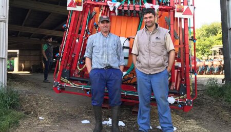 Agricola Matova entrega a Sat Carrelas  sulfatadora Herpa, con 1500L