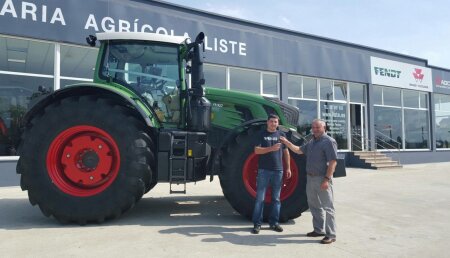 Maquinaria Agrícola Liste entrega a David Sánchez Paredes un Fendt 930 para CUSOVIAME