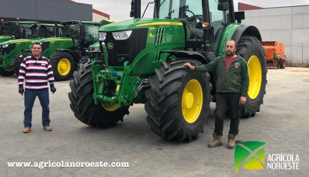 Agricola Noroeste entrega John Deere 6195M a Juanma