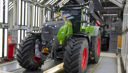 El aniversario de una serie ganadora: Fendt fabrica el tractor número 100.000 de la serie Fendt 700 Vario