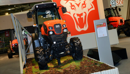 SAME Frutteto S ActiveDrive: Machine of the Year 2017 en la categoría de tractores especializados.