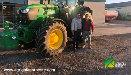 Agrícola Noroeste Entrega john Deere  6175M a Carlos