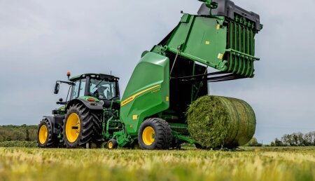 John Deere presenta la siguiente generación de rotoempacadoras