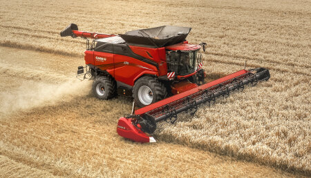 Los nuevos cabezales VariCut G500V mejoran el rendimiento de las cosechadoras Case IH