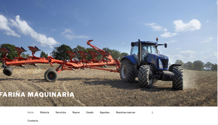 Fariña Maquinaría y Agro Fariña nueva web