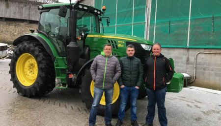 Maquinaria Agrícola del Noroeste entrega John Deere 6145R en Ganadería Lucho SC en SANTIAGO CERREDO TINEO (Asturias).