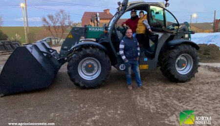 Agrícola Noroeste entrega kramer KT457 a La Polvorosa SCoop