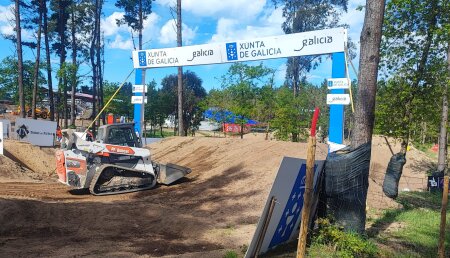 Bobcat en el Campeonato del Mundo de Motocross de Galicia