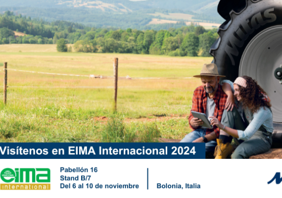 Mitas: un legado de neumáticos agrícolas fiables en la exposición EIMA 2024