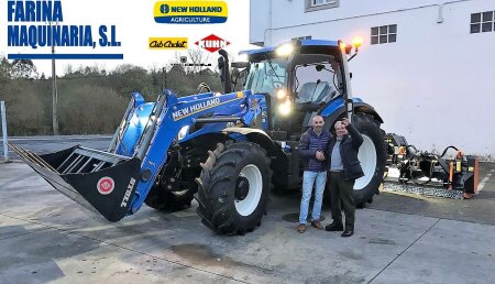 Fariña Maquinaria  entrega New Holland T6.180 a José R. Villar