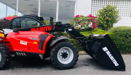 Cardelle Hidráulica entrega MANITOU MLT630-105 en una empresa ganadera en Santa Comba (A Coruña).