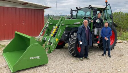 Agrícola Patricio entrega Fendt 209S Gen3  a Vanesa a Sinue