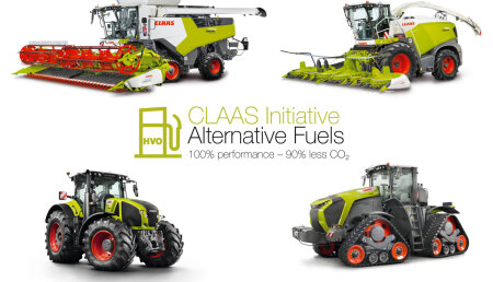 CLAAS: Aprobación para el uso de combustible renovable HVO (Aceite Vegetal tratado con hidrógeno) en tractores, cosechadoras y picadoras de forraje 