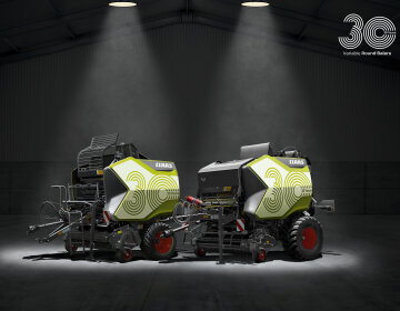 CLAAS celebra 30 años de rotoempacadoras de cámara variable con dos modelos conmemorativos y atractivas condiciones especiales de financiación