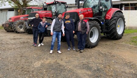 Agricola Calvo entrega CASE IH puma 200 CVX , a RIVAS S.C en berbetouros ( Palas de Rey )