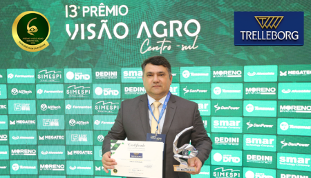 Trelleborg Tires, Mejor Neumático Agrícola de Brasil  en la 13ª edición de los premios Visão Agro Centro-Sul