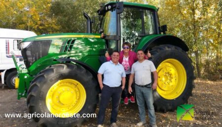 Agrícola Noroeste entrega John Deere  6175M a Ganaderia Pecas
