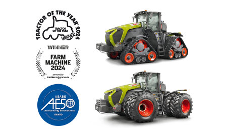 Tractor del Año 2024, Máquina Agrícola 2024 y AE50:  La nueva serie XERION 12 de CLAAS ha conseguido tres reconocidos premios