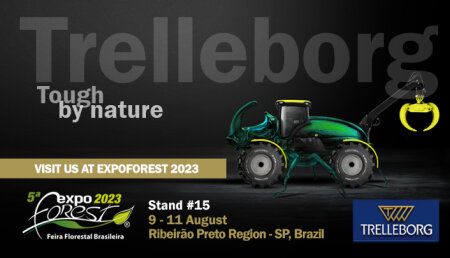 Trelleborg se une a Expoforest 2023 con una gama completa de soluciones de neumáticos forestales