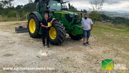 Agrícola Noroeste entrega John Deere 6115MC con pala 603R a AIXILIAR MEDIOAMBIENTAL SL