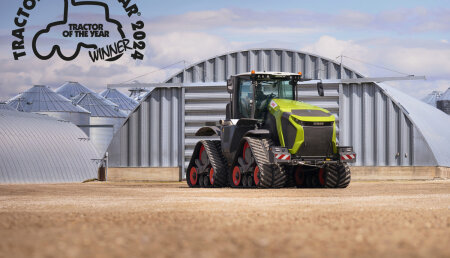 CLAAS XERION 12.650 TERRA TRAC es el Tractor del Año 2024