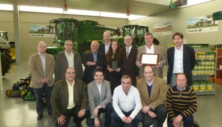 John Deere premia al concesionario Tajada Barrio por su plan de marketing postventa