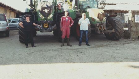 Maquinaria LISTE entrega FENDT 828 Vario Profi Plus en San Sadurniño - La Coruña a Eliseo Cebreiro Paz