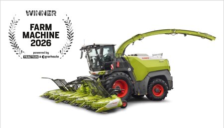 Doble victoria para las picadoras de forraje CLAAS: dos premios FARM MACHINE AWARDS para JAGUAR 1200 y CEMOS AUTO CHOPPING