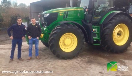 Agrícola Noroeste entrega John Deere 6250R a Servicios Agricolas Ivan