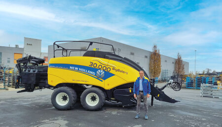 New Holland Agriculture alcanza el hito de 30.000 empacadoras gigantes fabricadas