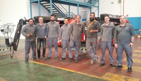 Manitou imparte formación técnica a Vamasa-Mateco