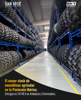 San José Neumáticos asume la distribución BKT en Andalucía y Extremadura 