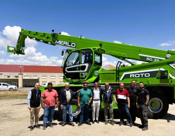 Merlo Ibérica entrega la primera ROTO50.35SPLUS