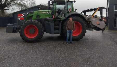 Millares Torron entrega trituradora forestal FAE a Agroforestal Aguion de Mellid 