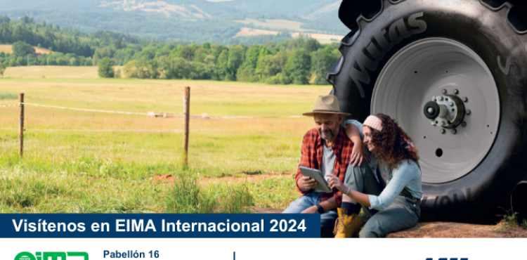 Mitas: un legado de neumáticos agrícolas fiables en la exposición EIMA 2024