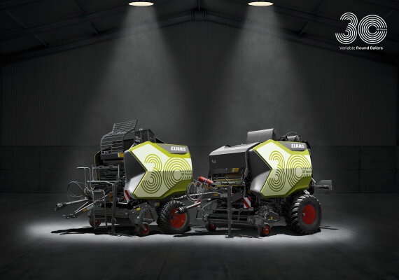 CLAAS celebra 30 años de rotoempacadoras de cámara variable con dos modelos conmemorativos y atractivas condiciones especiales de financiación