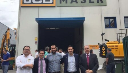 MASER, nuevo distribuidor de JCB en el País Vasco y Cantabria, inaugura sus instalaciones en Amorebieta